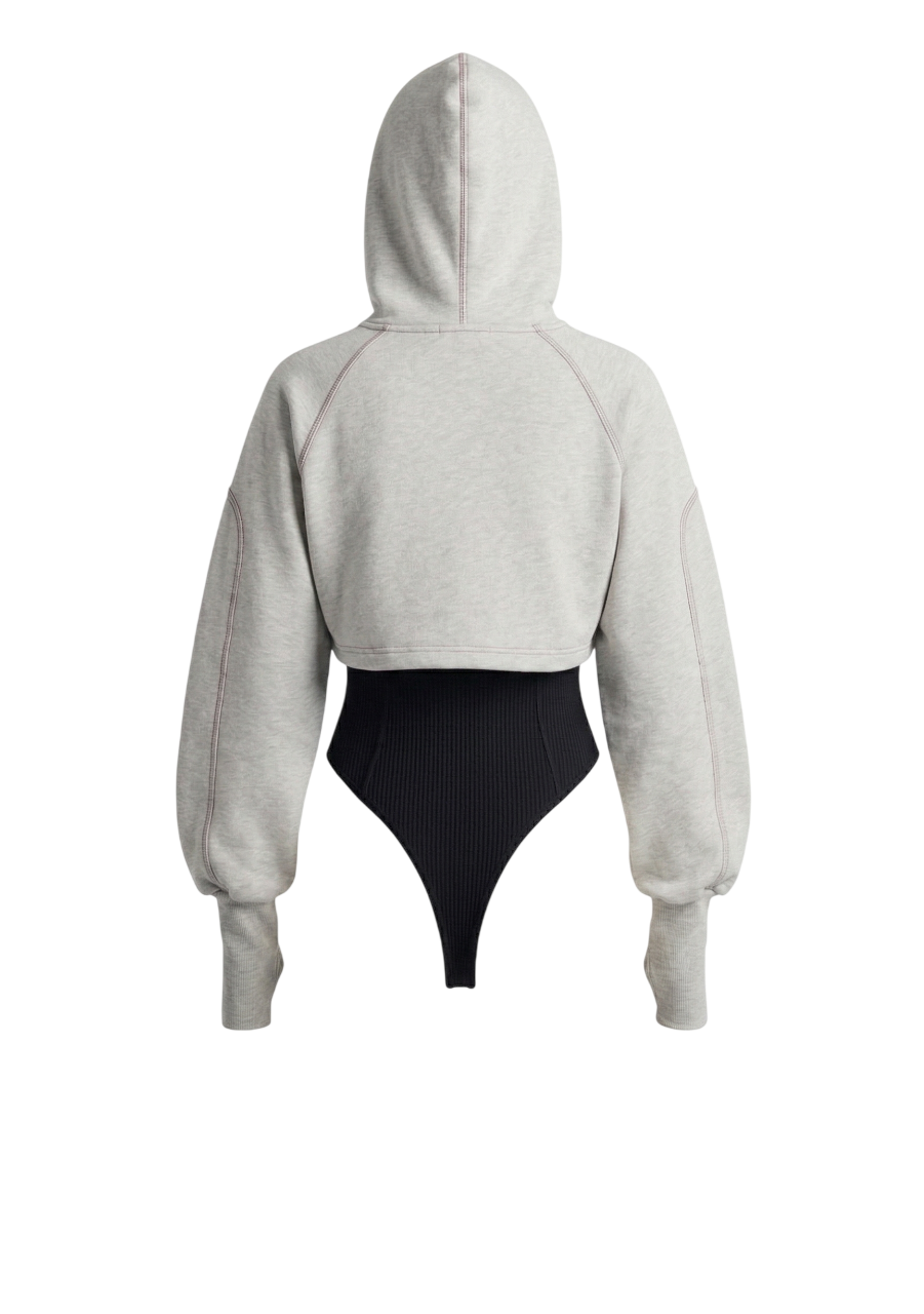CRIB Cut-Out Hoodie Bodysuit