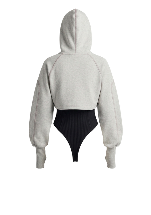 CRIB Cut-Out Hoodie Bodysuit